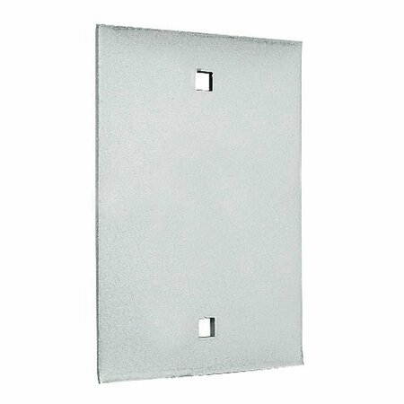 GLOBAL DOOR CONTROLS Aluminum Dummy Exit Only Plate Exit Device Trim TH1100-PLEOAL